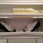 stretching tight shoes in the freezer
